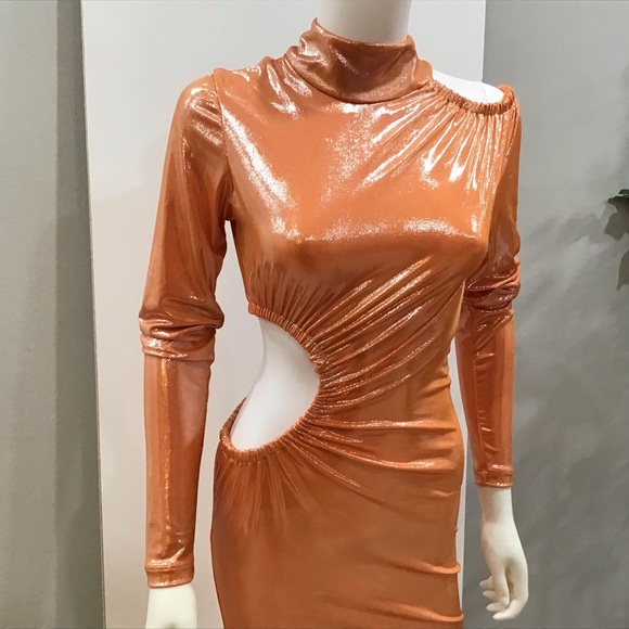 [Sold] Midi Cutout Dress, ROTATE  Birger Christensen, Size 6 - Picture 5 of 7